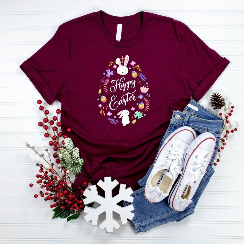 Happy Easter Shirt, Easter Shirt, Cute Easter Shirt, Easter Bunny Shirt